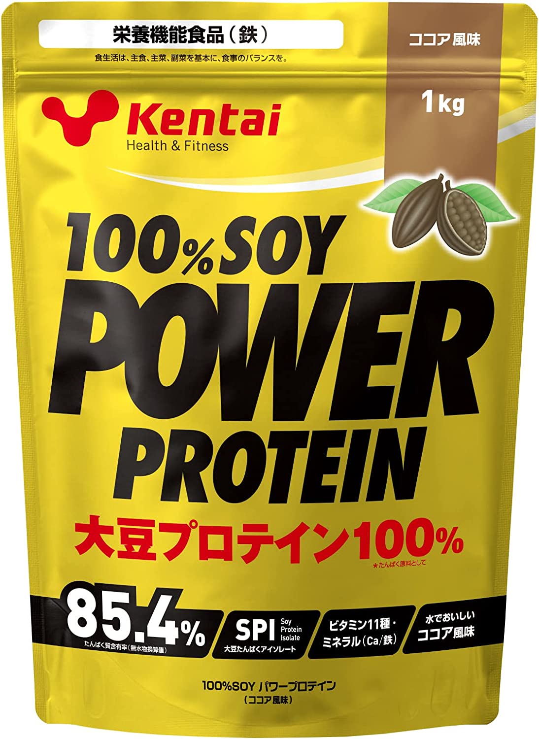 100%SOY　パワープロテイン　ココア風味 1kg